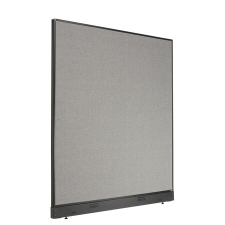 Interion By Global Industrial Interion Electric Office Partition Panel, 60-1/4inW x 64inH, Gray 238639EGY